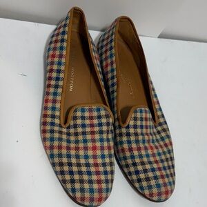 Stubbs & Wootton Multicolor Checkered Loafers